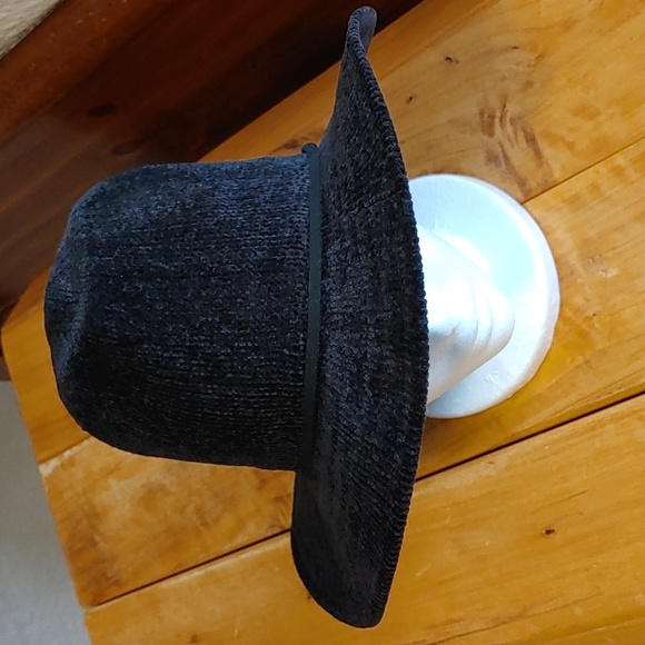 Marcus Adler New York Black Chenille Panama Hat - Picture 1 of 8